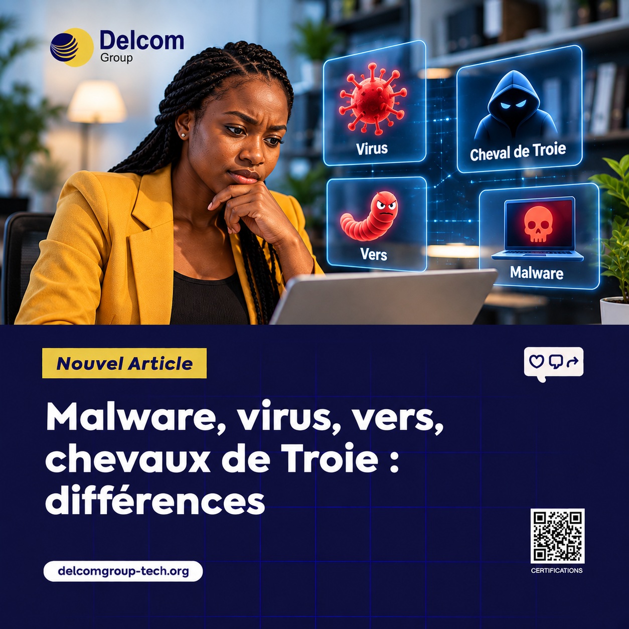 Taxonomie et ingénierie des codes malveillants : modélisation des virus, vers, chevaux de Troie et mécanismes de résilience architecturale