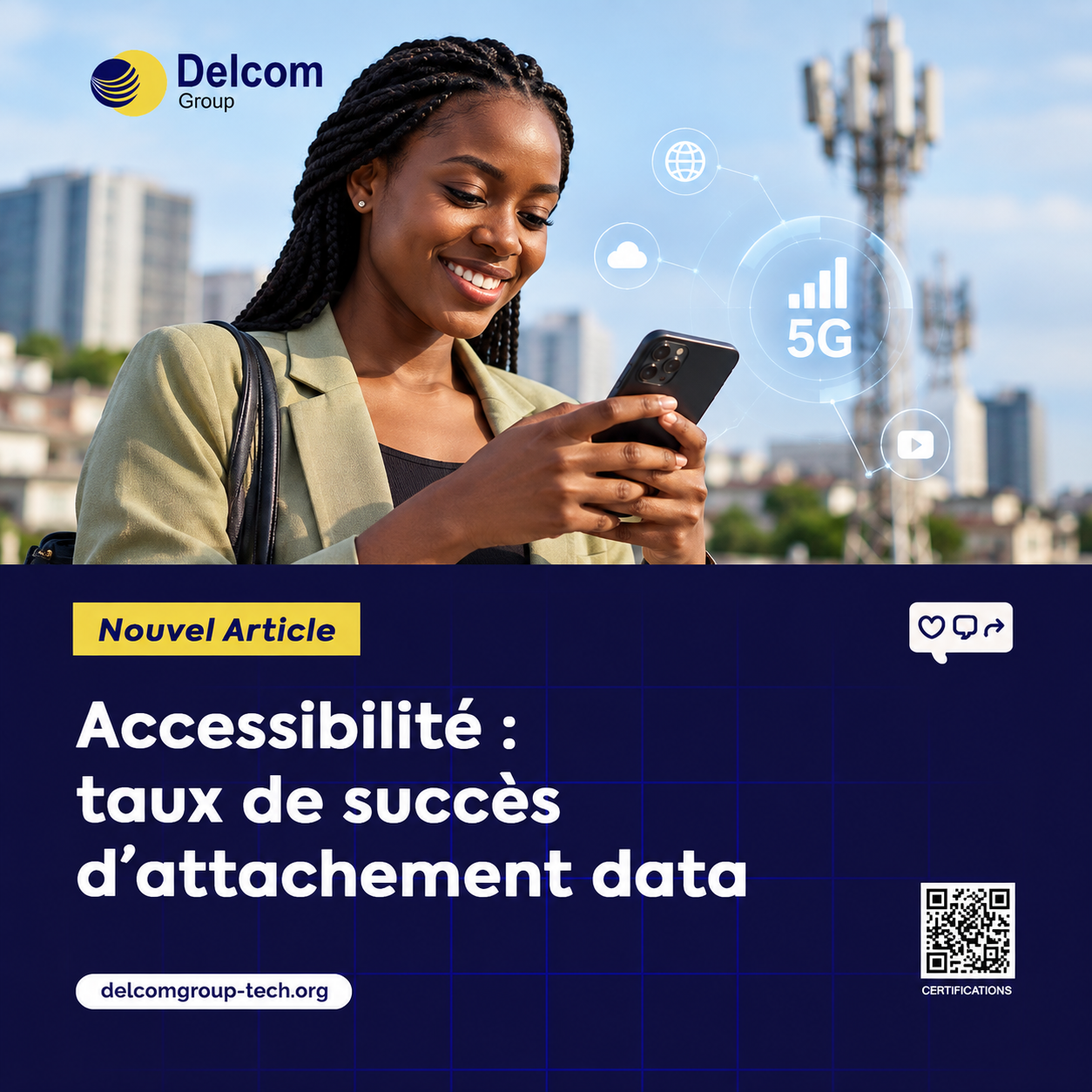 Accessibilité : taux de succès d’attachement data