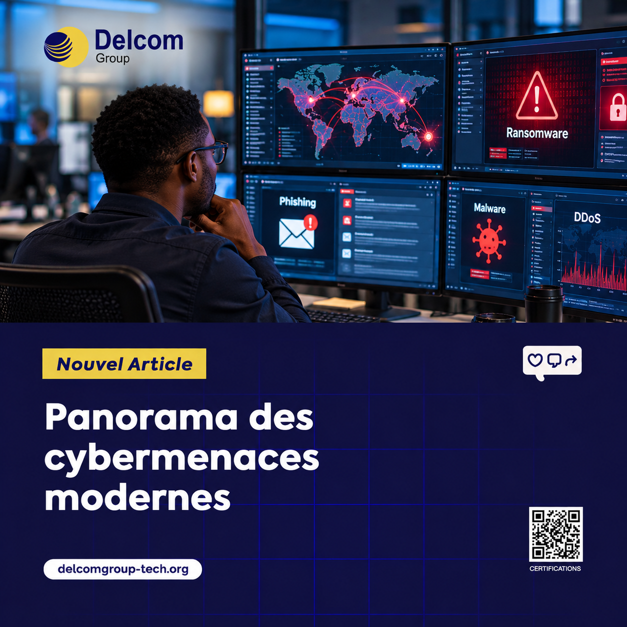Panorama des cybermenaces modernes Modélisation de l'écosystème offensif, tactiques MITRE ATTACK et impératifs de défense